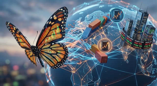 "أثر الفراشة": كيف تحرك الأجنحة البعيدة شاشات التداول لدينا؟