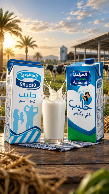 “Saudi” or “Almarai” Milk… Which Is Better? And Why?