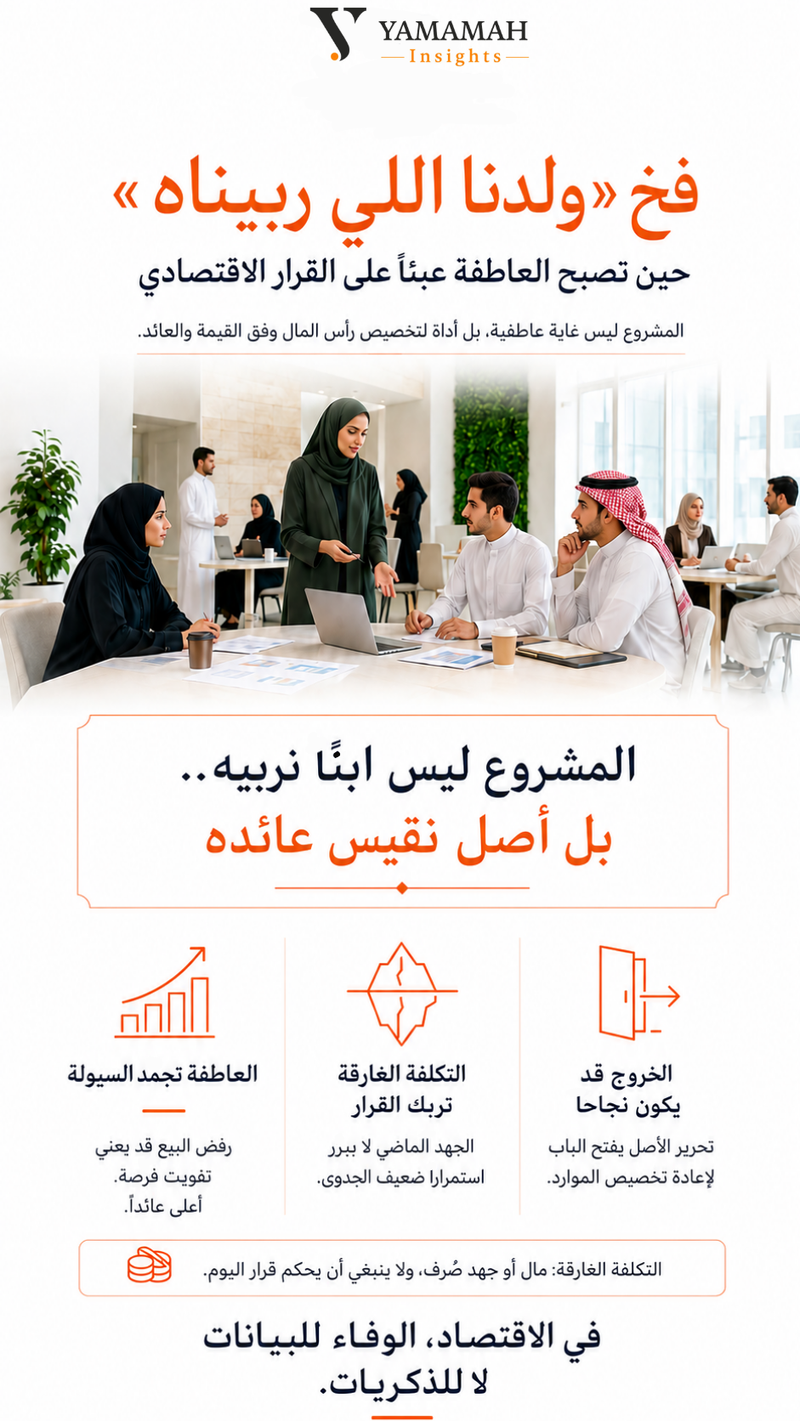 فخ «ولدنا اللي ربيناه».. حين تصبح العاطفة عبئاً على القرار الاقتصادي