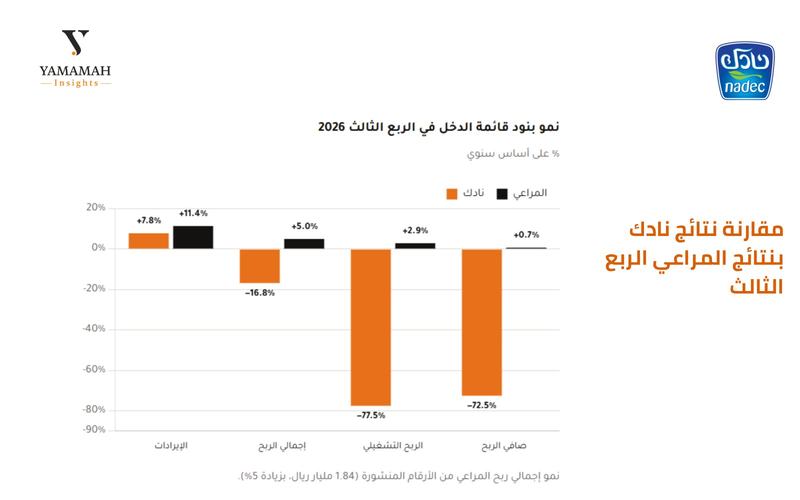 قائمة الدخل - نادك